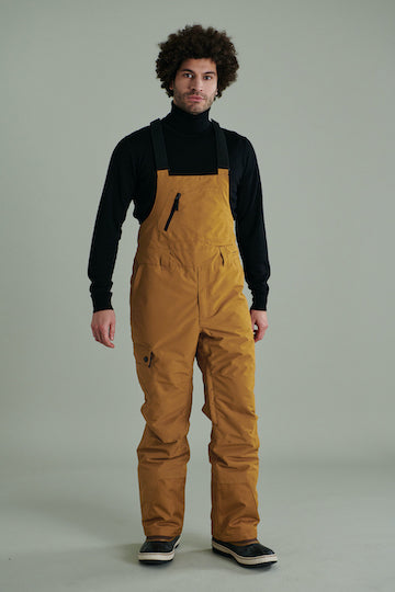 COPPER INSULATED BIB SNOW PANTS